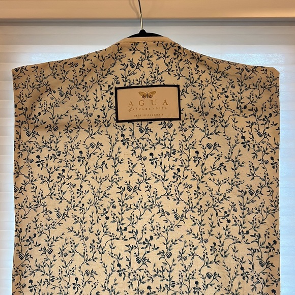 AGUA BY AGUA BENDITA Rosa strapless ruffled floral mini - Picture 4 of 5